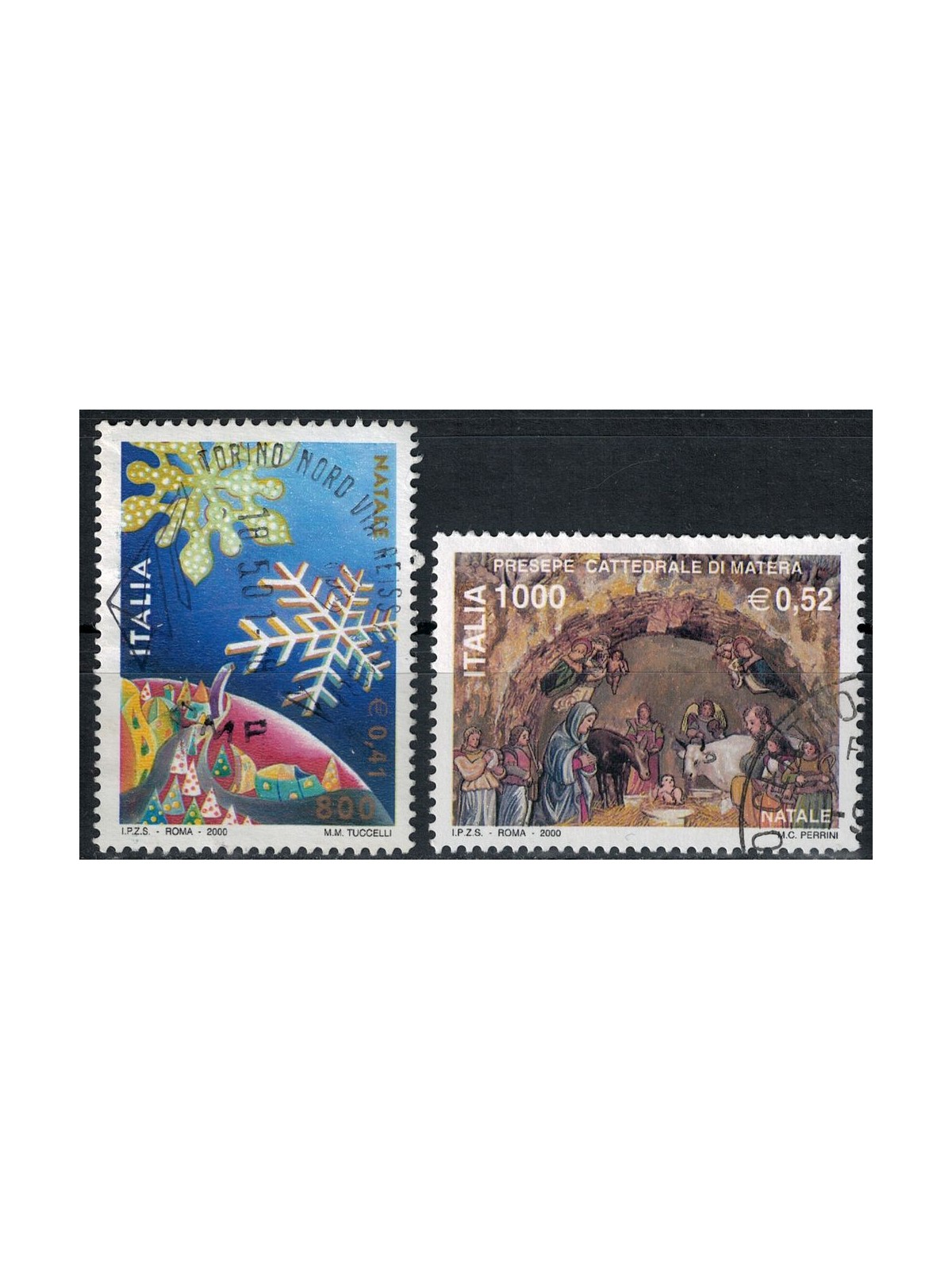 ITALIA 2000 Natale 2v us