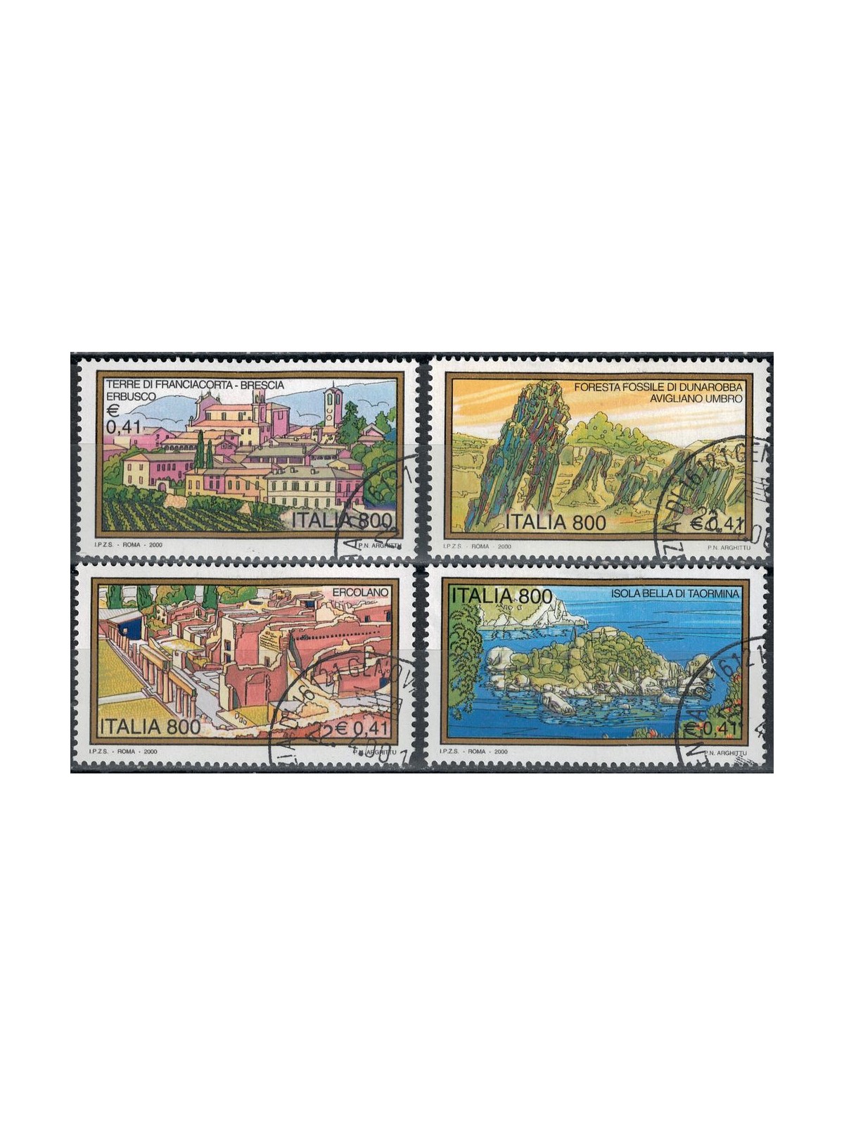 ITALY 2000 Tourism 4v us