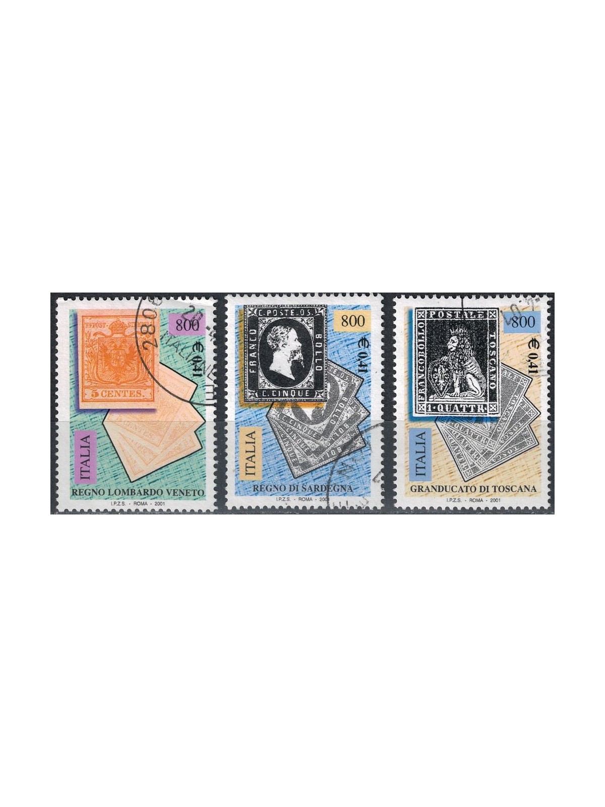 ITALY 2001 Ancient States 3v us