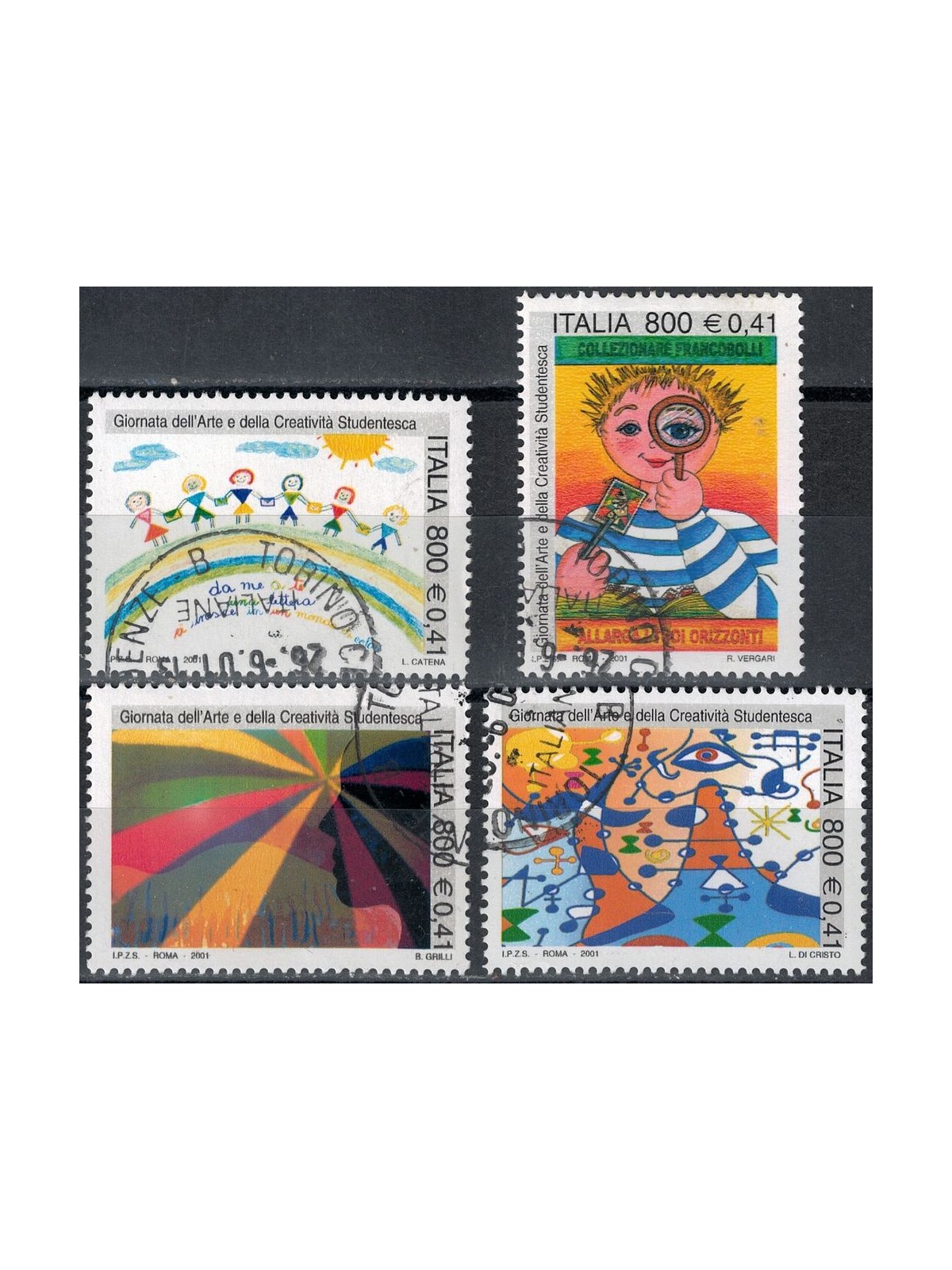 ITALY 2001 Student Art 4v us