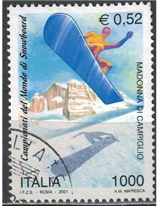 ITALIA 2001 Campionati di snowboard us