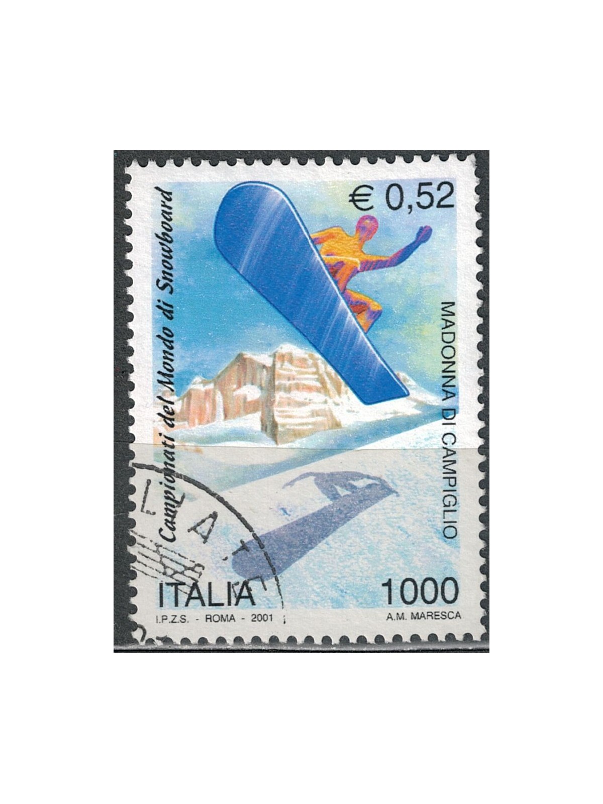 ITALIA 2001 Campionati di snowboard us