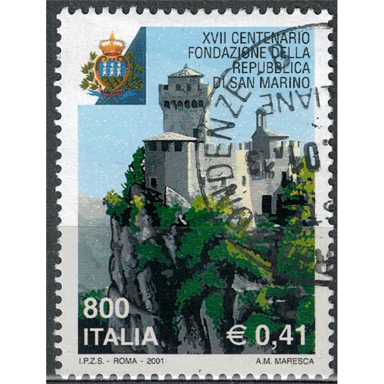 ITALIA 2001 Centenario San Marino us