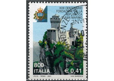 ITALIA 2001 Centenario San Marino us