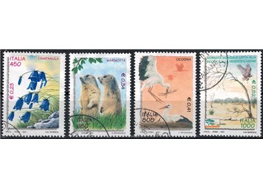ITALY 2001 Flora and fauna 4v us