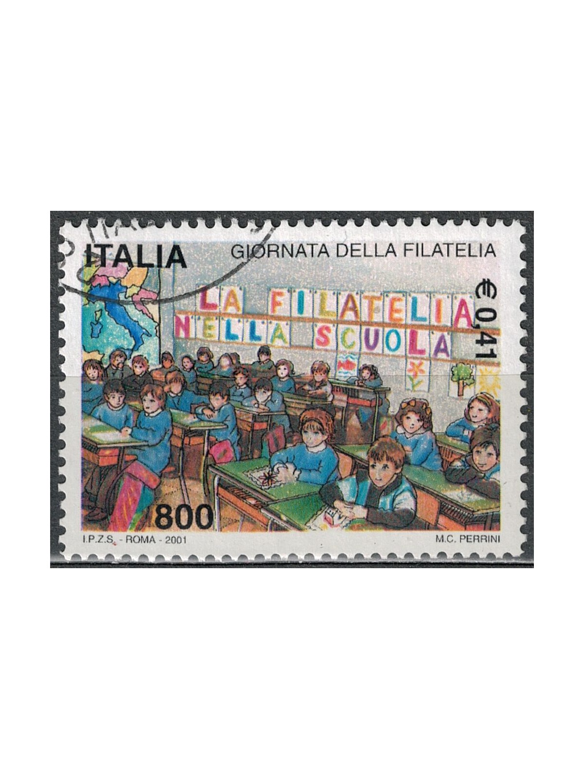 ITALY 2001 Philately Day us