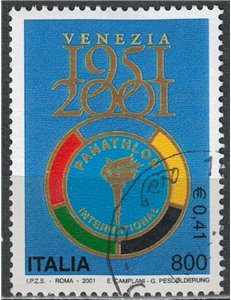 ITALIA 2001 Panathlon International us