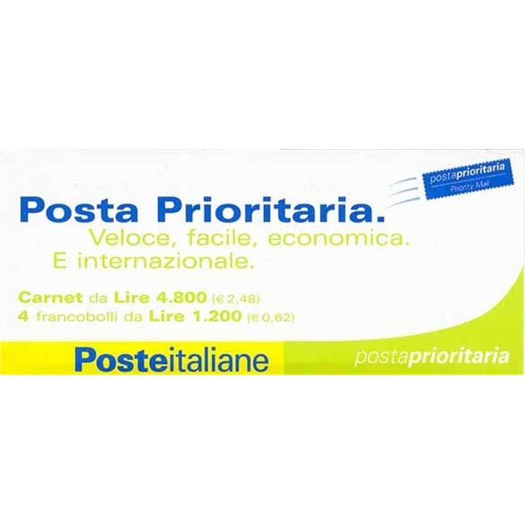 ITALIA 2001 Posta Prioritaria LB us