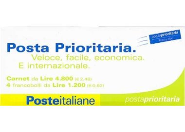 ITALIA 2001 Posta Prioritaria LB us