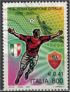 ITALIA 2001 Roma campione d'Italia us