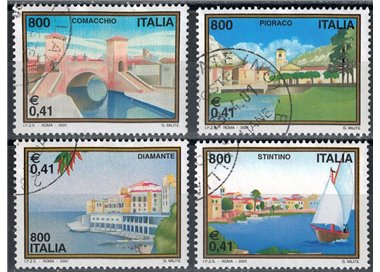 ITALY 2001 Tourism 4v us