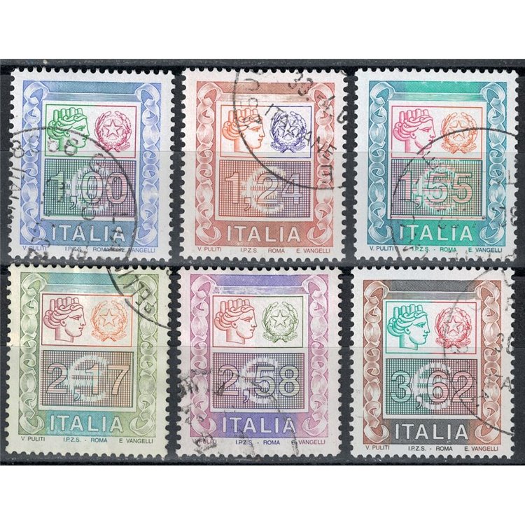 ITALY 2002 High values 6v us