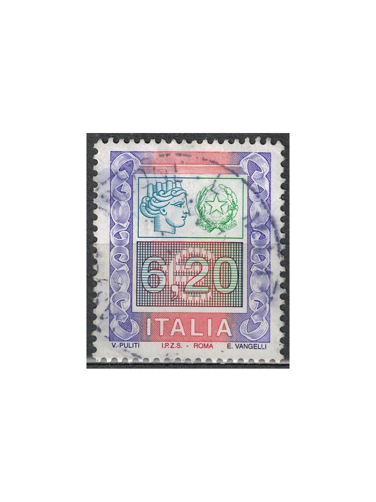 ITALY 2002 High value €6.20 us