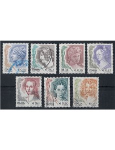 ITALY 2002 Women in Art 7v us