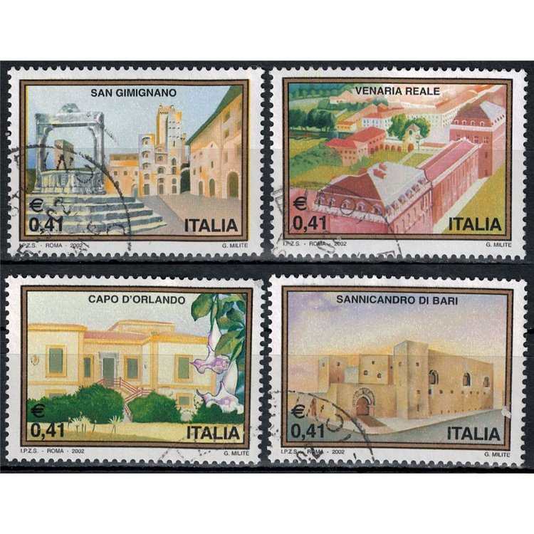 ITALY 2002 Tourism 4v us