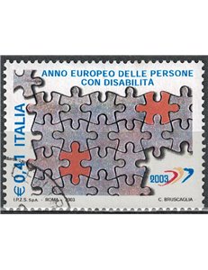 ITALY 2003 European Year of People with Disabilities us