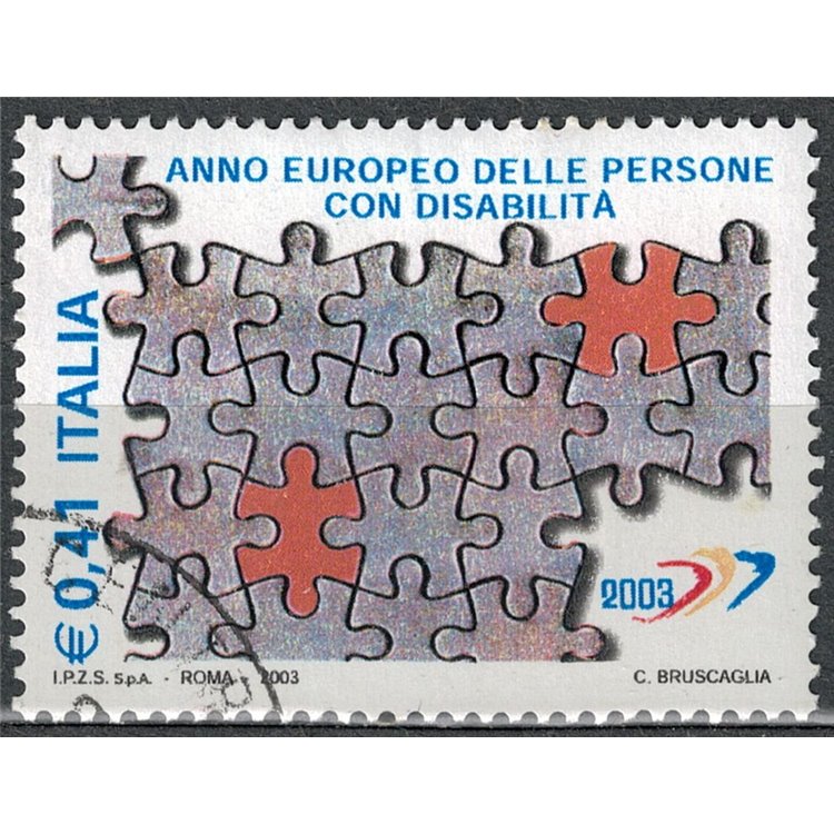 ITALIA 2003 Anno europeo disabili us