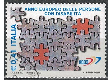 ITALY 2003 European Year of People with Disabilities us
