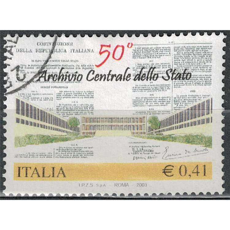 ITALIA 2003 Archivio Centrale dello Stato us