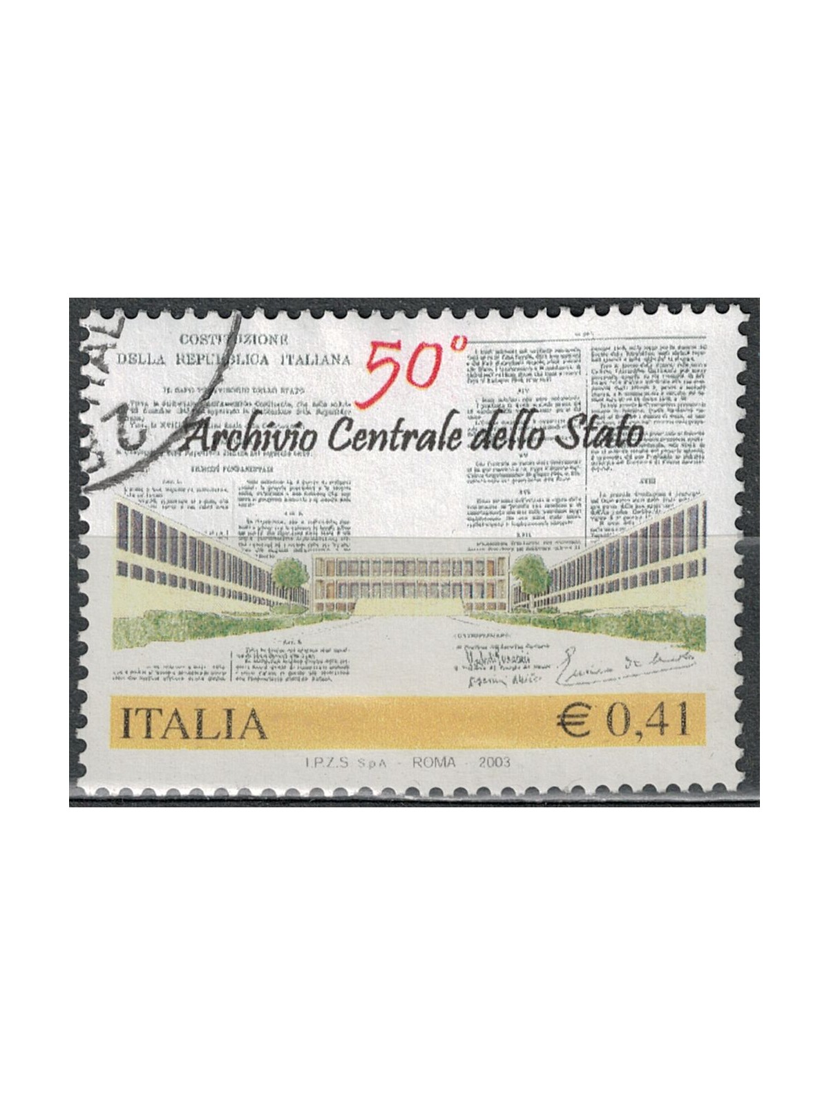 ITALIA 2003 Archivio Centrale dello Stato us