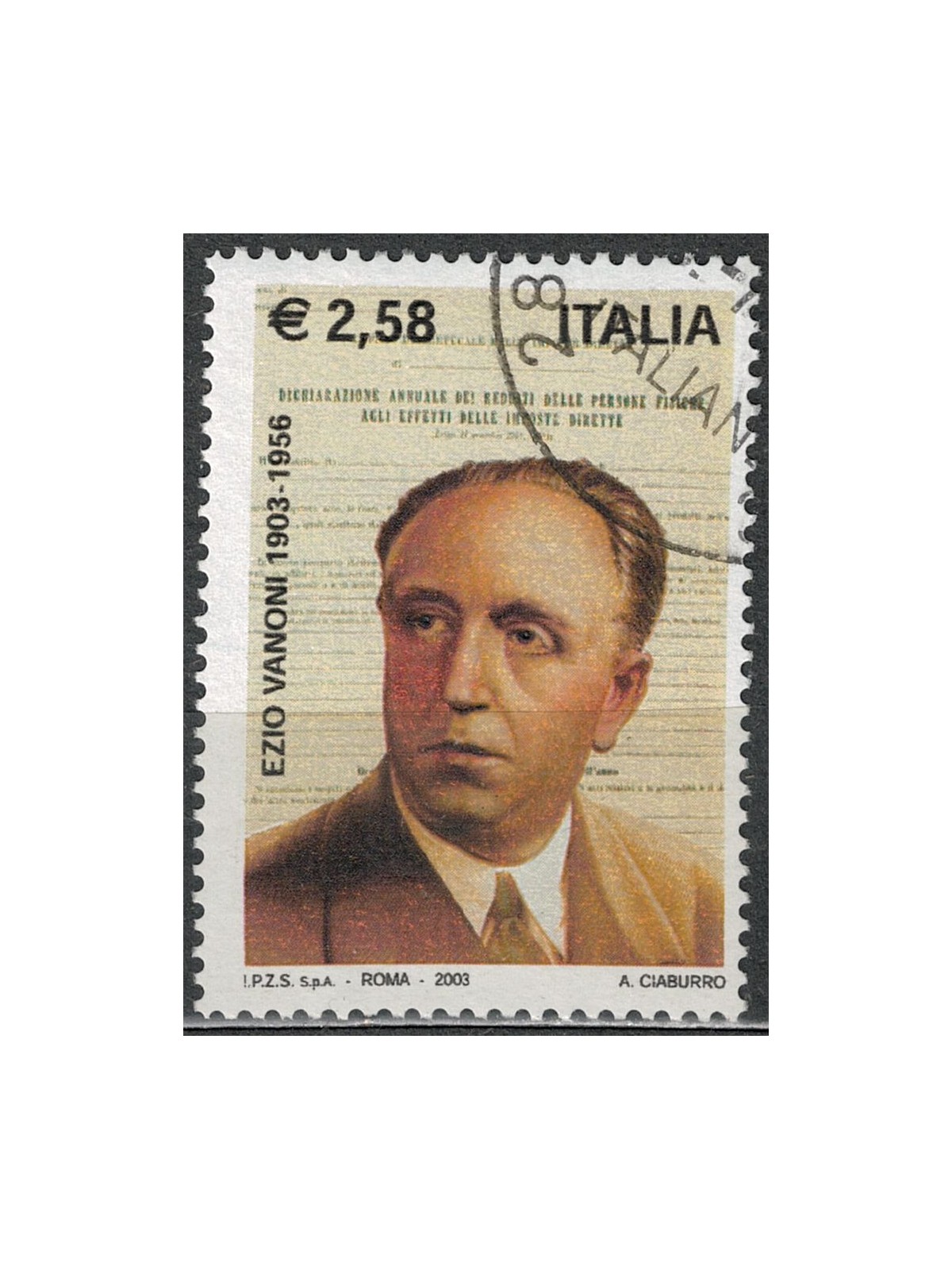 ITALIA 2003 Ezio Vanoni us