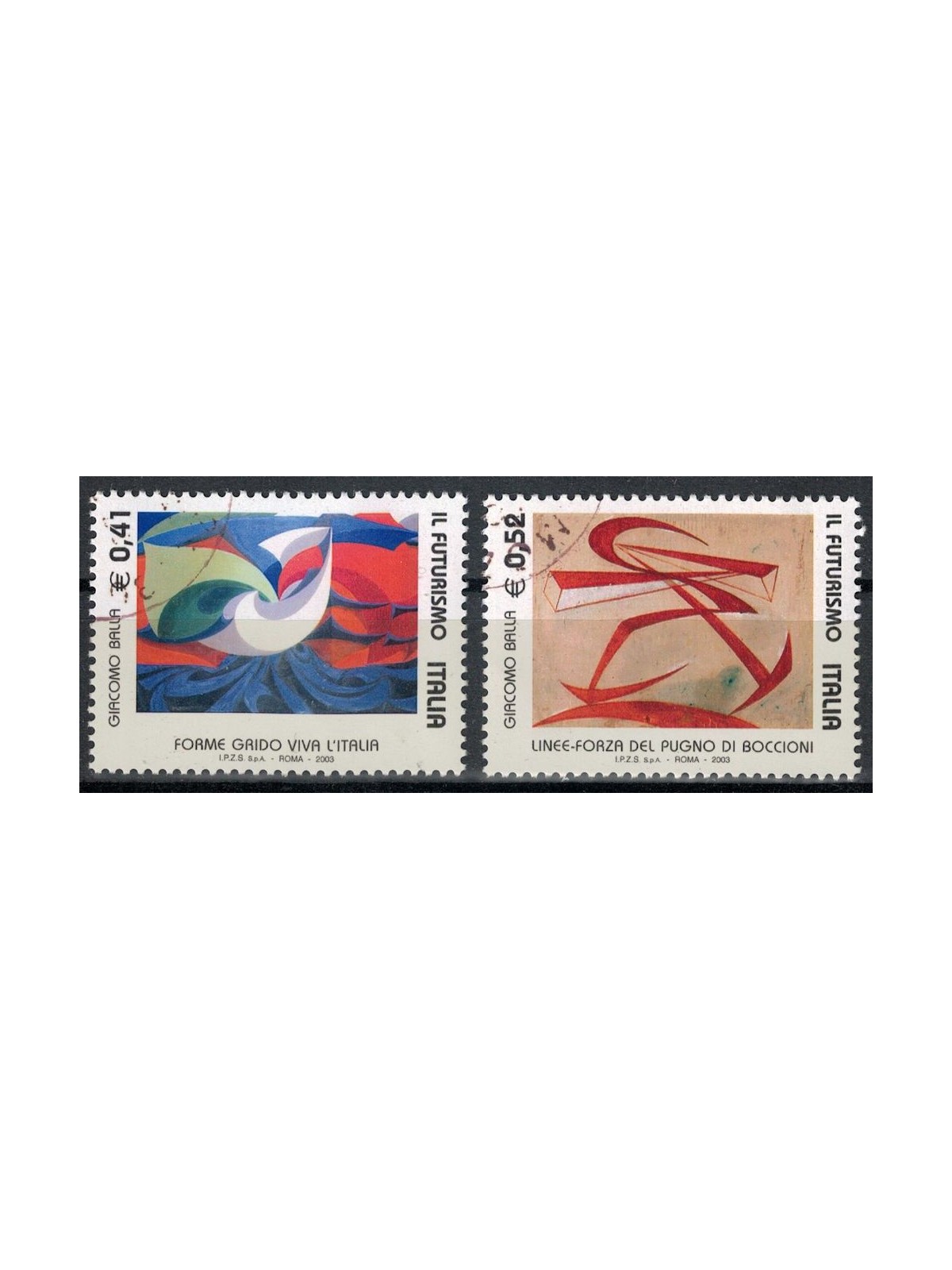 ITALIA 2003 Futurismo 2v us
