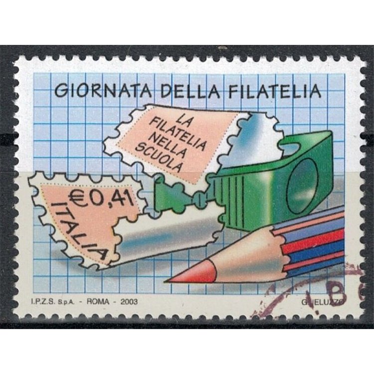 ITALIA 2003 Giornata della filatelia us