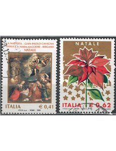 ITALY 2003 Christmas 2v us