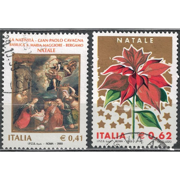 ITALY 2003 Christmas 2v us