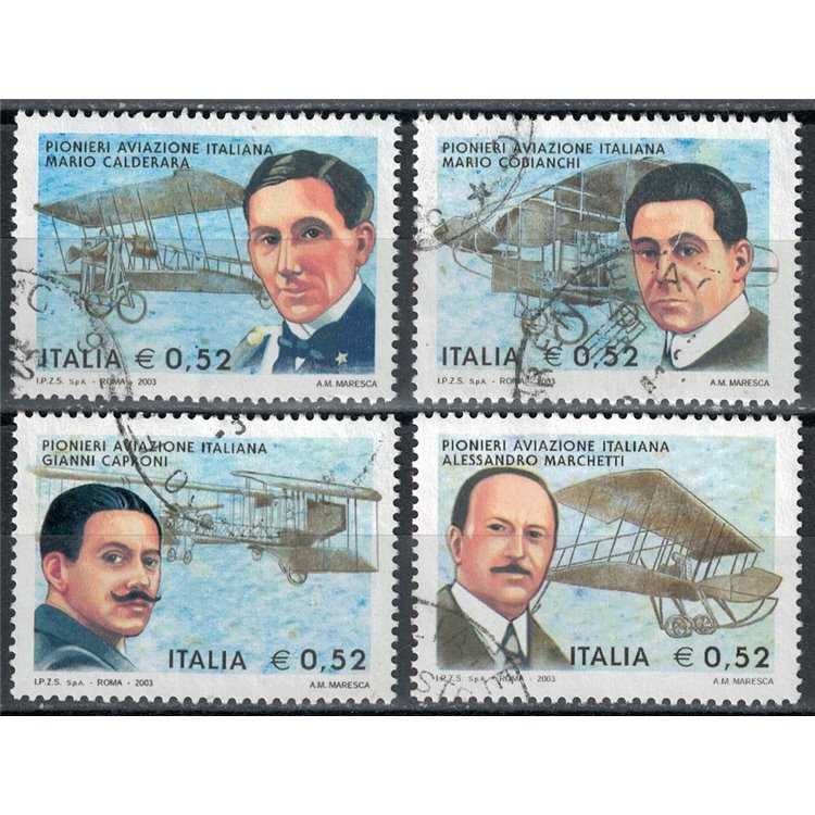 ITALIA 2003 Pionieri dell'aviazione 4v us