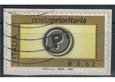 ITALIA 2003 Posta prioritaria € 0,62 us