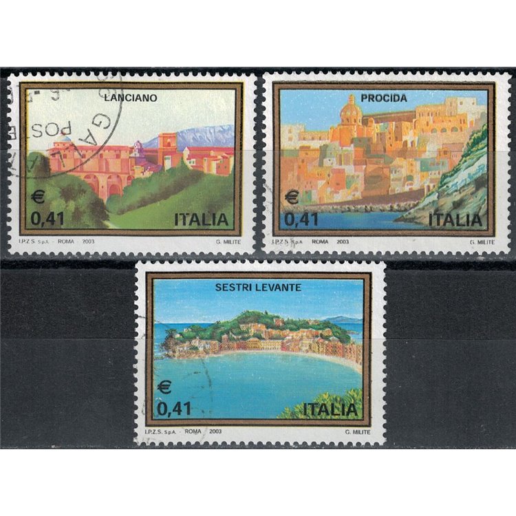 ITALY 2003 Tourism 3v us