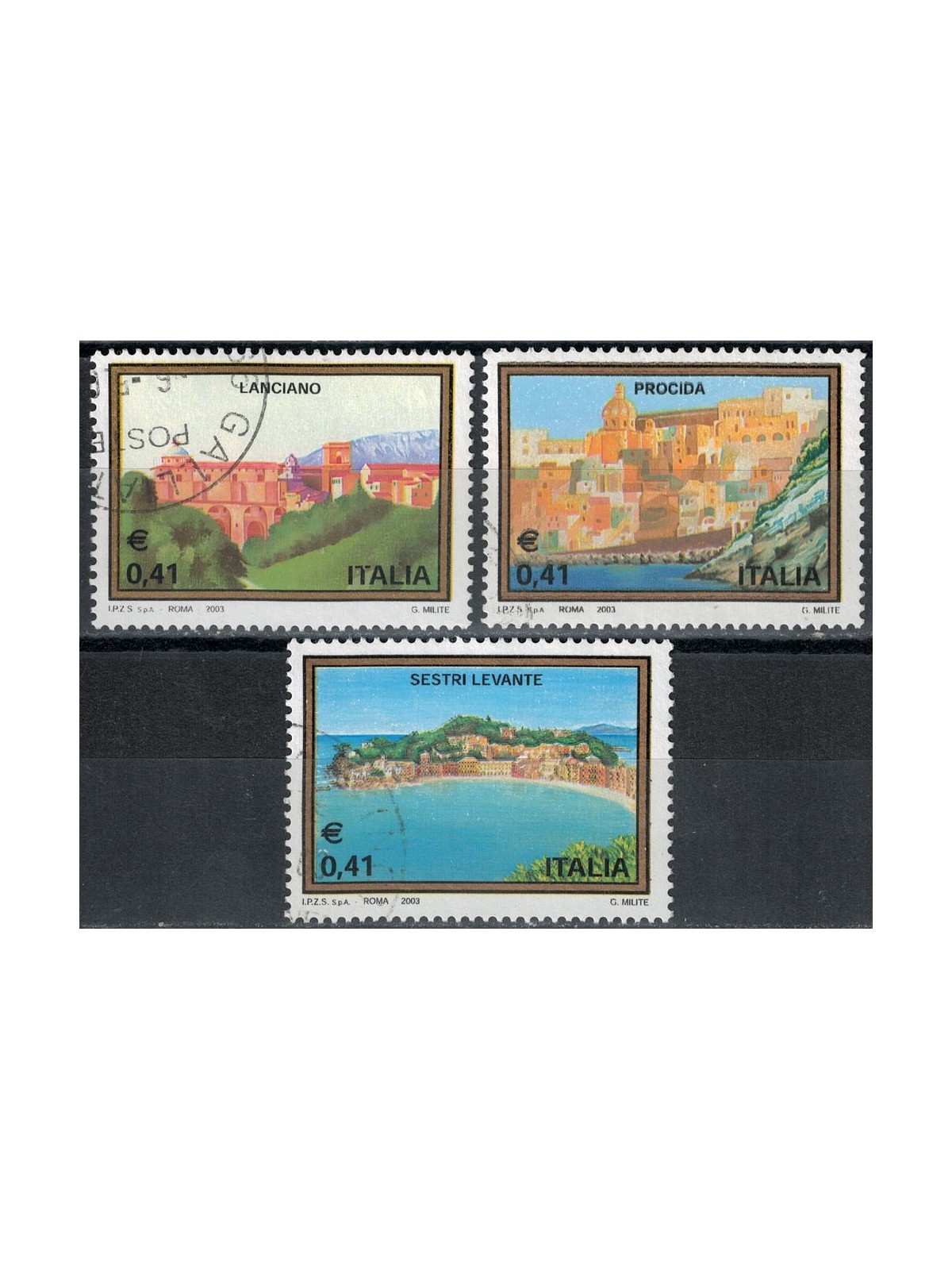 ITALY 2003 Tourism 3v us