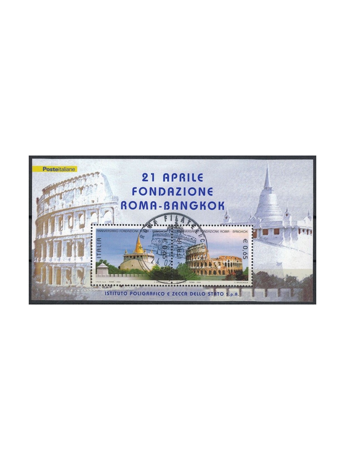 ITALY 2004 Rome and Bangkok Foundation s/s us