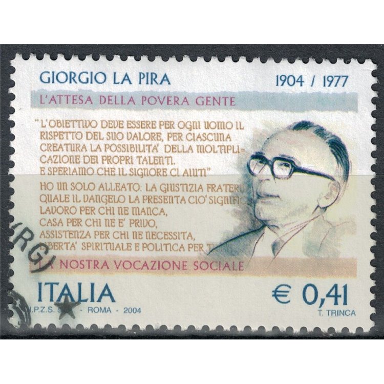 ITALY 2004 Giorgio La Pira us