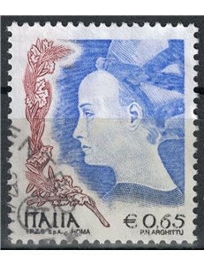 ITALIA 2004 La donna nell'arte € 0,65 us