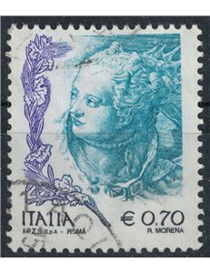 ITALIA 2004 La donna nell'arte € 0,70 us