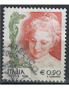 ITALIA 2004 La donna nell'arte € 0,90 us