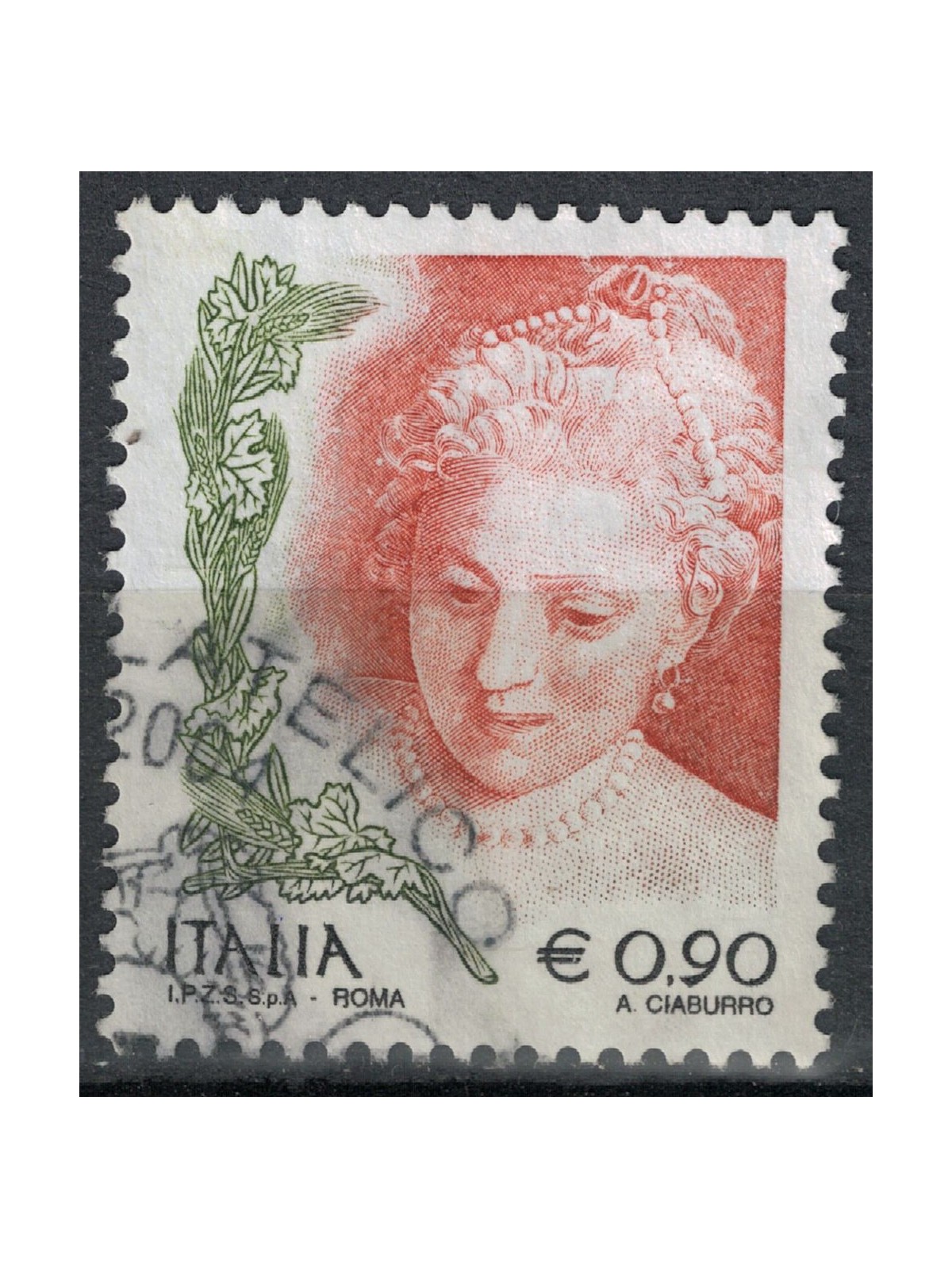 ITALIA 2004 La donna nell'arte € 0,90 us