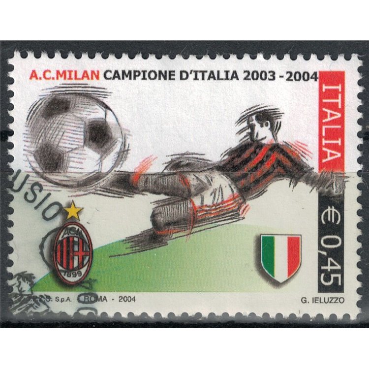 ITALY 2004 Milan champion of Italy us