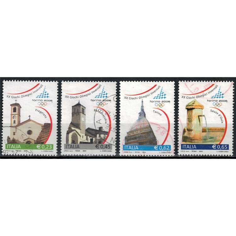 ITALY 2004 Winter Olympics Turin 4v us