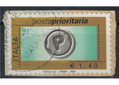 ITALY 2004 Priority Mail €1.40 us