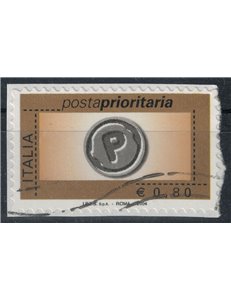 ITALIA 2004 Posta Prioritaria € 0,80 us