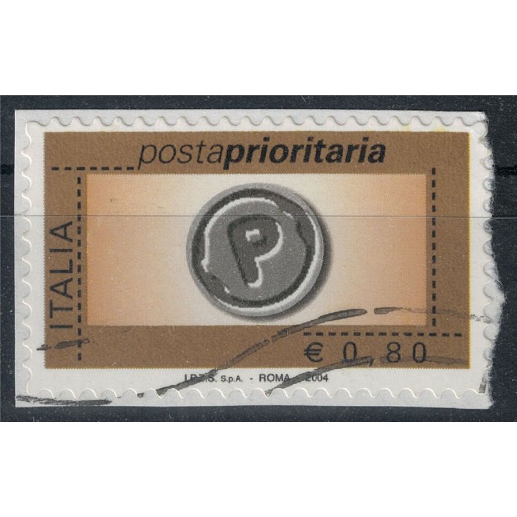 ITALIA 2004 Posta Prioritaria € 0,80 us