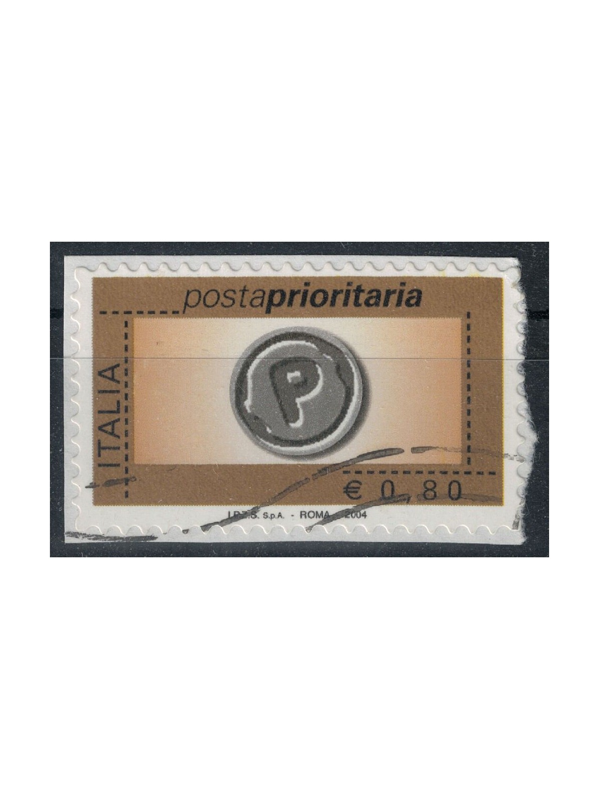 ITALIA 2004 Posta Prioritaria € 0,80 us