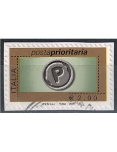 ITALY 2004 Priority Mail €2.00 us
