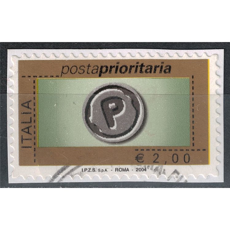 ITALIA 2004 Posta prioritaria € 2,00 us
