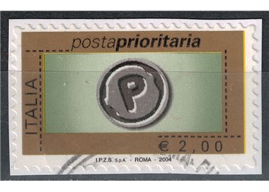 ITALY 2004 Priority Mail €2.00 us