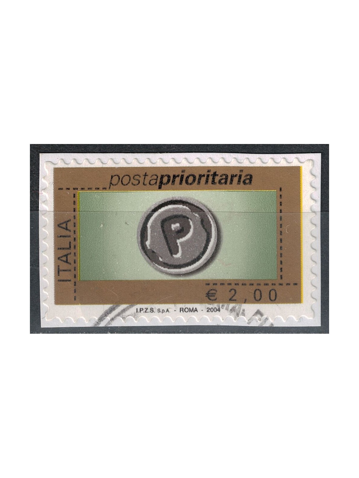 ITALIA 2004 Posta prioritaria € 2,00 us