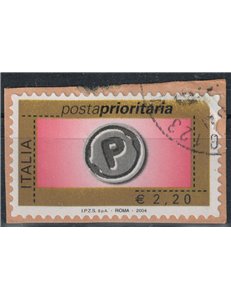 ITALY 2004 Priority Mail €2.20 us